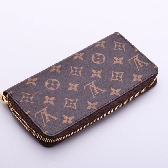 LOUIS VUITTON Zippy Around long wallet M41895 Monogram canvas Brown Pink Used LV - Picture 3 of 11